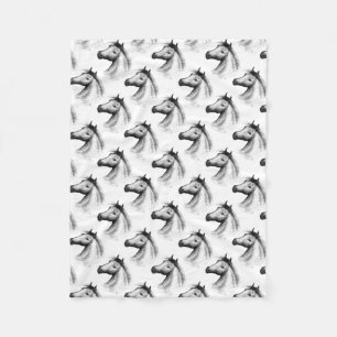 Cobertor De Velo Cavalo:Branca