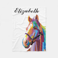 Cavalo de Pop de Arte Personalizado Colorido