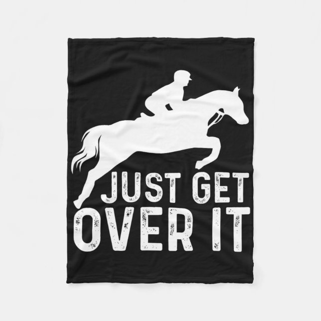 Cobertor De Velo Cavalo Inglês Andando Caçador Jumper Girl Horsebac (Frente)