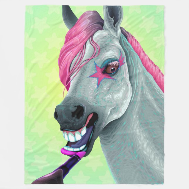 Cobertor De Velo Cavalo Rockstar legal (Frente)