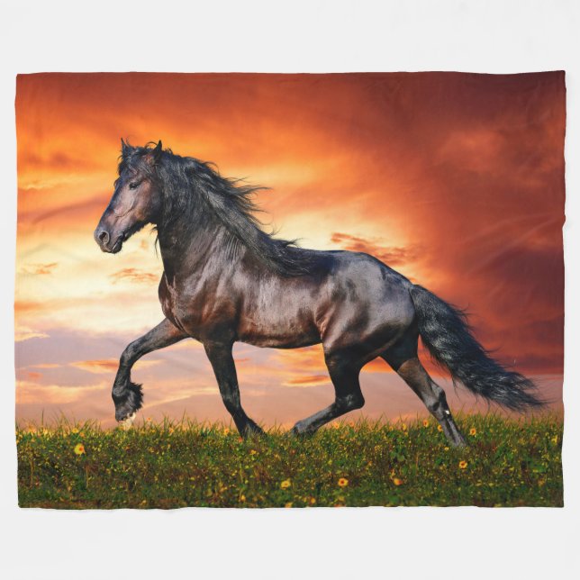 Cobertor De Velo Cavalos (Frente (Horizontal))