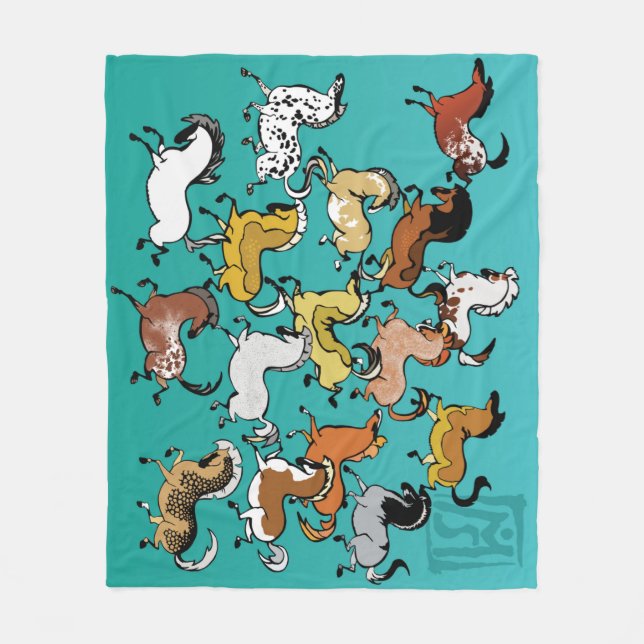 Cobertor De Velo Cave Pony Fleece Blanket 2 (Frente)