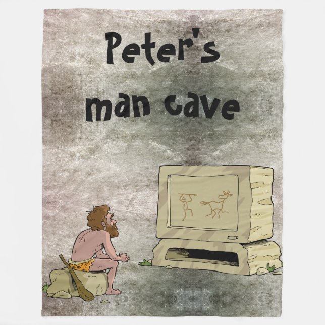 Cobertor De Velo Caverna Personalizada (Frente)