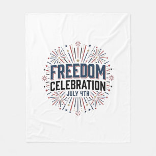 Cobertor De Velo Celebração da Liberdade Camisa Patriótica de 4 de 