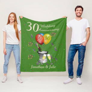 Cobertor De Velo Celebração de na moda 30 de Casamento de Aniversár