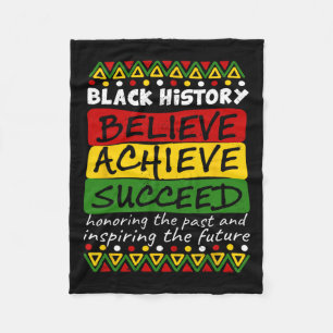 Cobertor De Velo Celebração do Mês da História Negra Afro-Americana