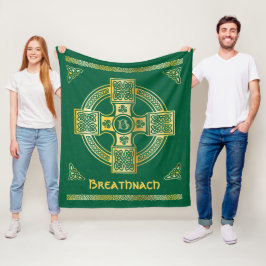 Cobertor De Velo Célula Cruz e Nó - Letra B Monograma e Nome