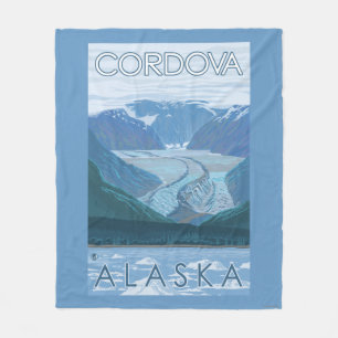 Cobertor De Velo Cena da geleira - Cordova, Alaska