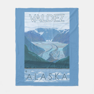 Cobertor De Velo Cena da geleira - Valdez, Alaska