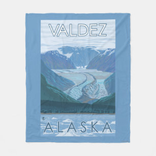 Cobertor De Velo Cena da geleira - Valdez, Alaska