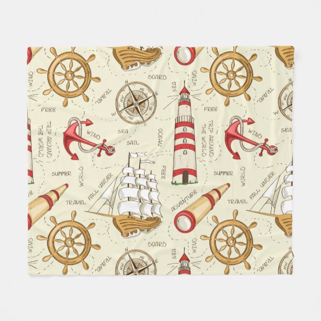 Cobertor De Velo Cena do Oceano (Frente (Horizontal))