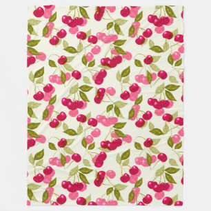 Cobertor De Velo Cereja vermelha.