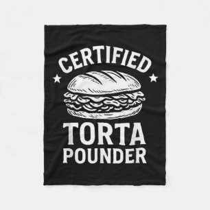 Cobertor De Velo Certified Torta Pounder Funny Torta Memória Sandwi