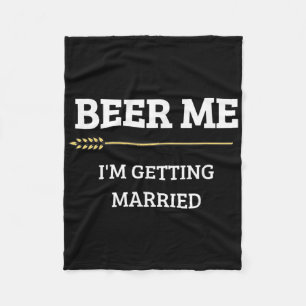 Cobertor De Velo Cerveja Me Estou Casando Funny Groom Bachelor Br