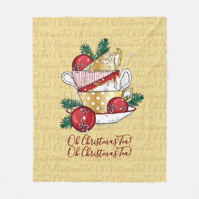 Cobertor De Velo Chá de Natal! (Frente)