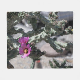 Cobertor De Velo Challa Cactus em flor