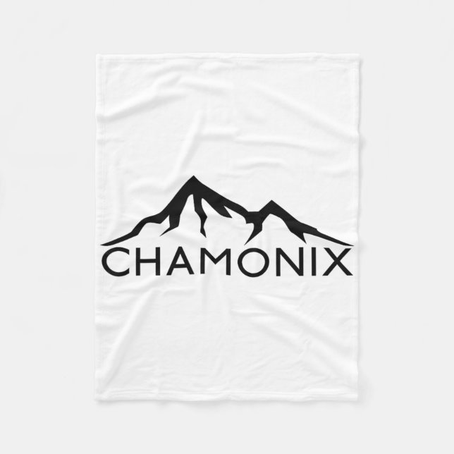 Cobertor De Velo Chamonix França Esqui  (Frente)