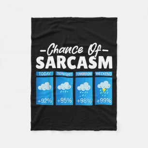 Cobertor De Velo Chance Divertida De Sarcasmo Humor Homens Engraçad