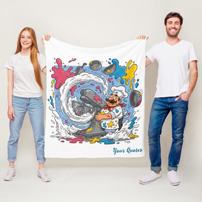 Cobertor De Velo Chaotic Chef With Exploding Mixer (In Situ)