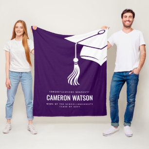 Cobertor De Velo Chapéu de Graduação Moderno Personalizado e Borla