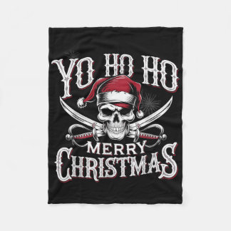 Cobertor De Velo Chapéu de Natal Pirata de Férias Yo Ho Ho Feliz Na