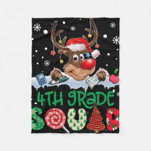 Cobertor De Velo Chapéu de Papai Noel Rena 4ª Série Professor Natal