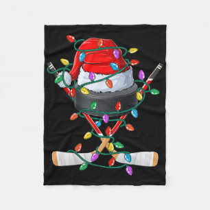 Cobertor De Velo Chapéu Esportivo de Hockey de Natal Xmas Papai Noe
