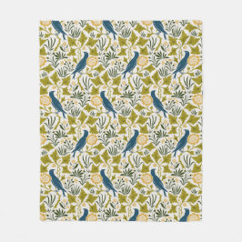 Cobertor De Velo Charles Voysey Entre as Folhas com Bluebird