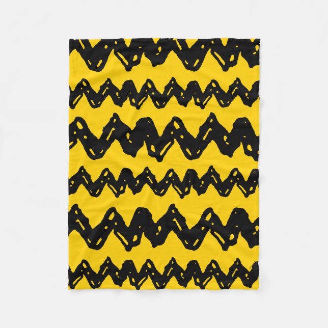 Cobertor De Velo Charlie Brown Zig Zag Pattern (Frente)