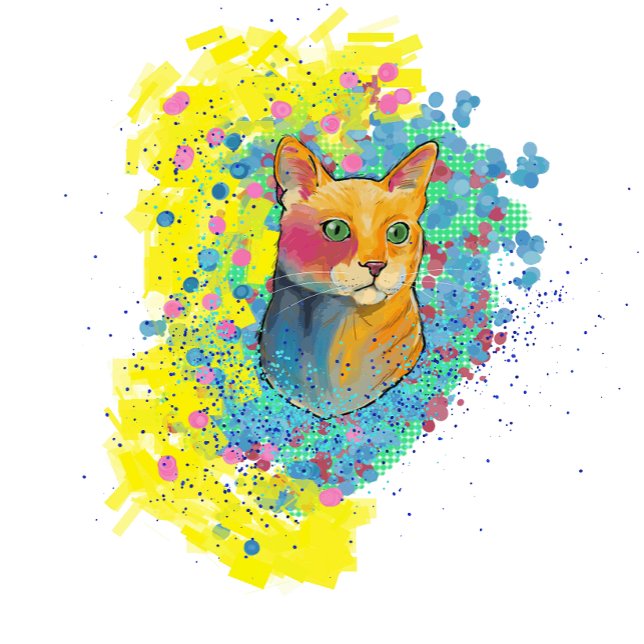 Cobertor De Velo chat coloré (Criador carregado)