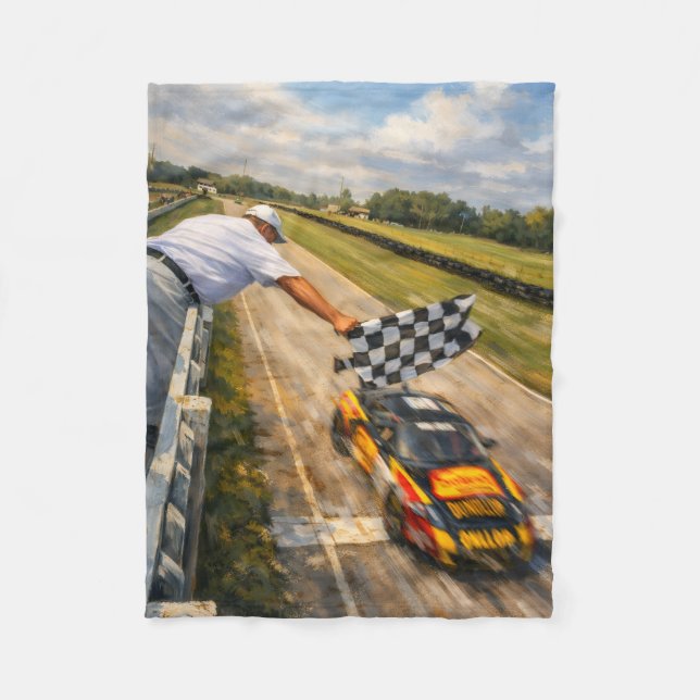 Cobertor De Velo Checkered Flag Blanket (Frente)