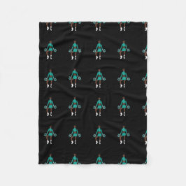 Cobertor De Velo Cheer/ dançarina Fleece Blanket Aqua Spark