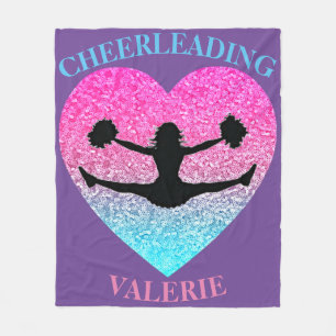 Cobertor De Velo Cheerhead Fleece Blanket