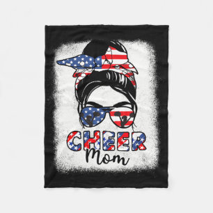 Cobertor De Velo Cheerleader 4 de julho Saúde Mãe Americana Bandeir