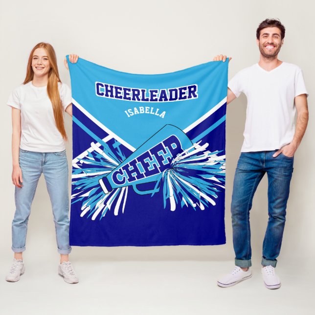 Cobertor De Velo cheerleader 📣 Azul, Azul e Branco (In Situ)