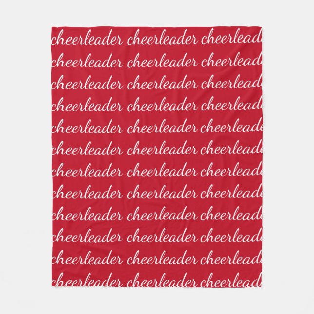 Cobertor De Velo Cheerleader Fleece Blanket (Frente)