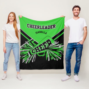 Cobertor De Velo cheerleader 📣 - Verde limão, Prata e Preto 2