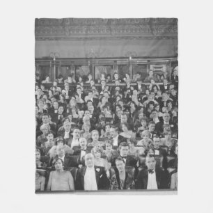 Cobertor De Velo CHEIO HOUSEaudience, vintage, teatro, multidão, pe