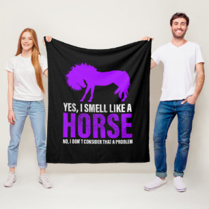 Cobertor De Velo Cheirar Como Um Cavalo Não é Problema