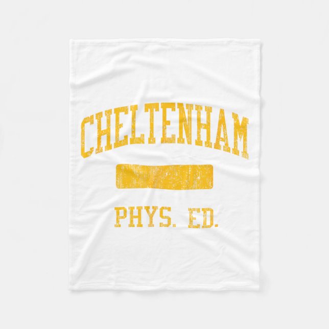 Cobertor De Velo Cheltenham High School Hs Wyncote Pa Phys Ed  (Frente)