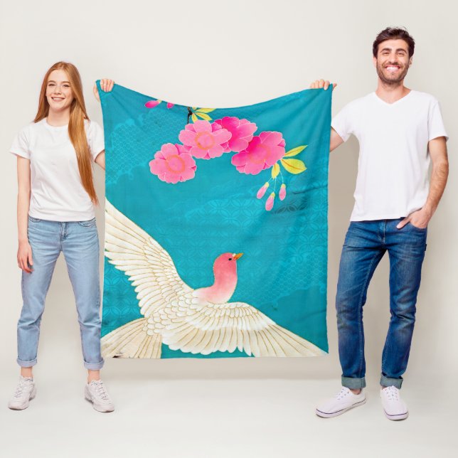 Cobertor De Velo Cherry Blossom and Dove (In Situ)