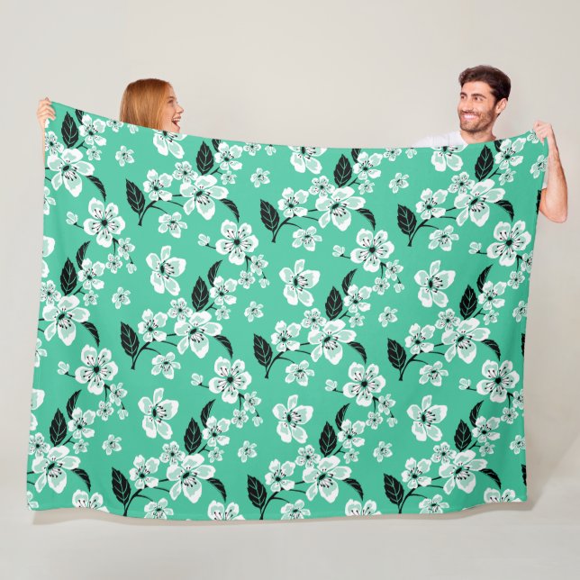 COBERTOR DE VELO CHERRY BLOSSOM - SAKURA (MINT) (In Situ)