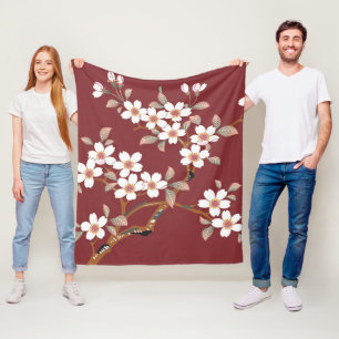 Cobertor De Velo Cherry Blossoms, Design japonês