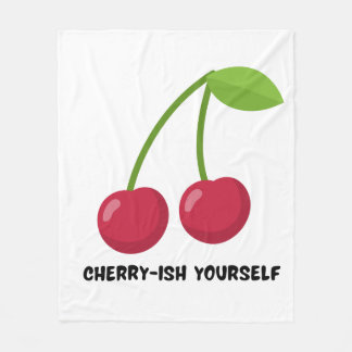 Cobertor De Velo Cherry-ish Yourself self Love quote