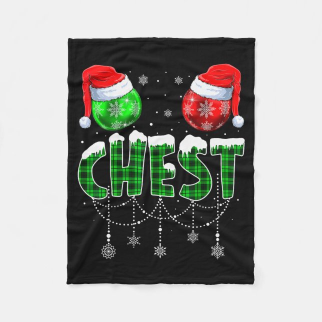 Cobertor De Velo Chestnuts Matching Family Funny Chest Nuts Christm (Frente)
