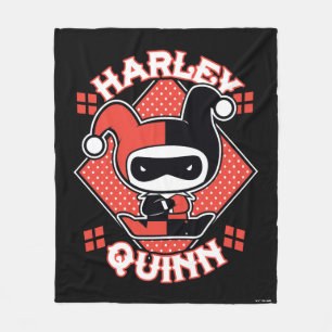 Cobertor De Velo Chibi Harley Quinn Splits