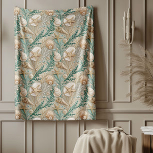 Cobertor De Velo Chic Coastal Blanket com Sutil Charme Marítimo