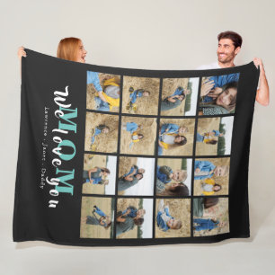 Cobertor De Velo Chic Simples Nós Te Amo Foto Do Dia de as mães 1