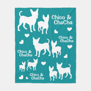 Cobertor De Velo Chihuahua e Chorkie