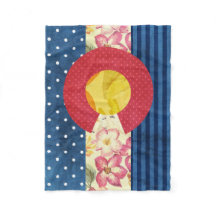 Chique do vintage da bandeira | do estado de